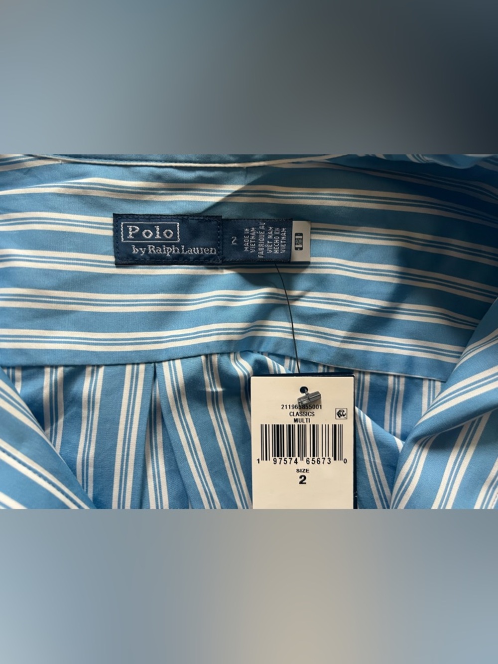 Polo Ralph Lauren Striped Shirtdress (NWT) - Picture 8 of 8